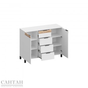 Нао КМ-4104 Комод 4 ящика 2 дверки